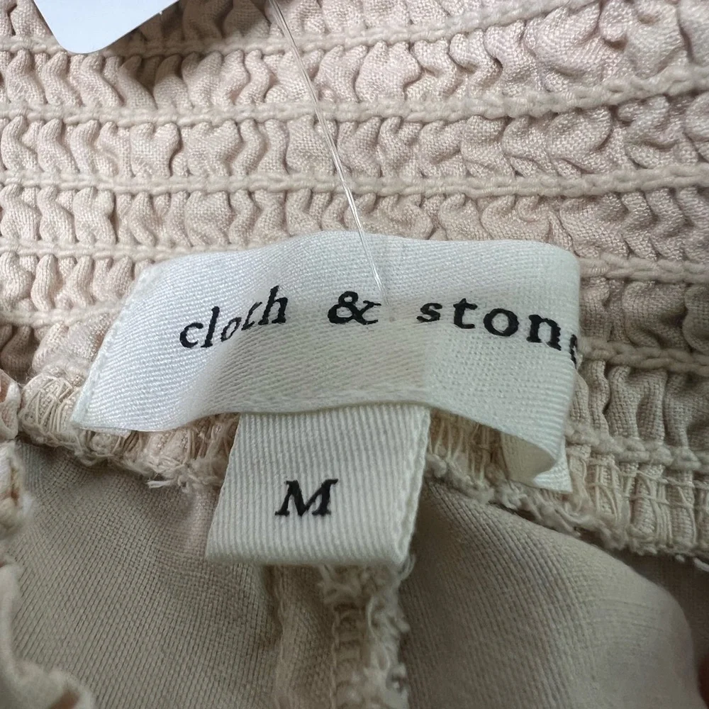 cloth & stone Wide Leg Pants in Beige - Picture 9 of 10